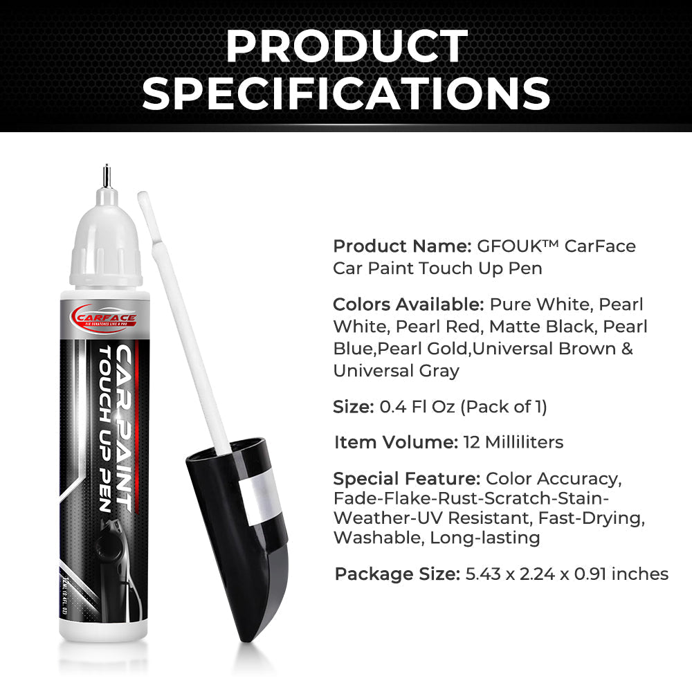 PLUSULTRA® CarFace Car Paint Touch Up Pen