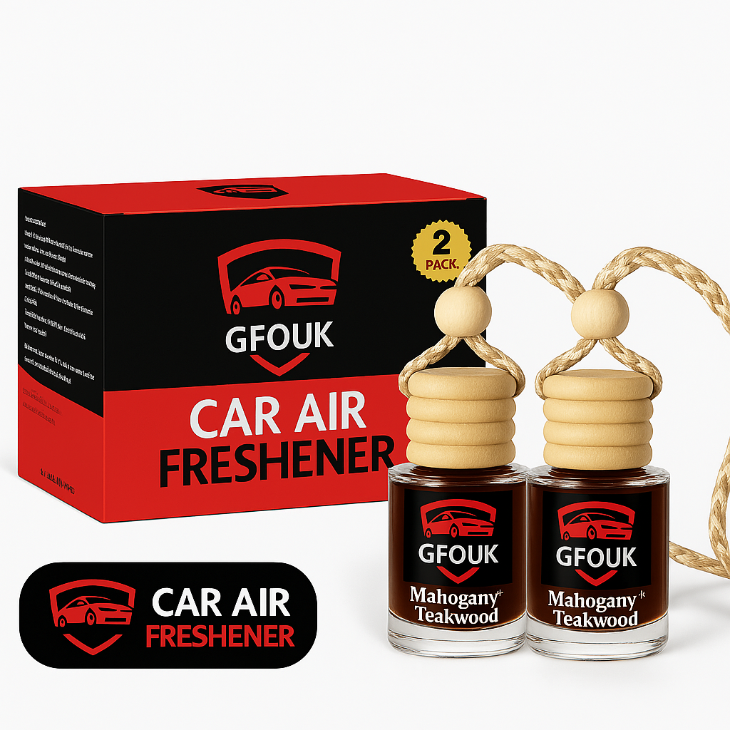 PLUSULTRA® Car Air Freshener Hanging, Long Lasting Air Freshener for Car (2 Packs)