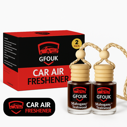 PLUSULTRA® Car Air Freshener Hanging, Long Lasting Air Freshener for Car (2 Packs)