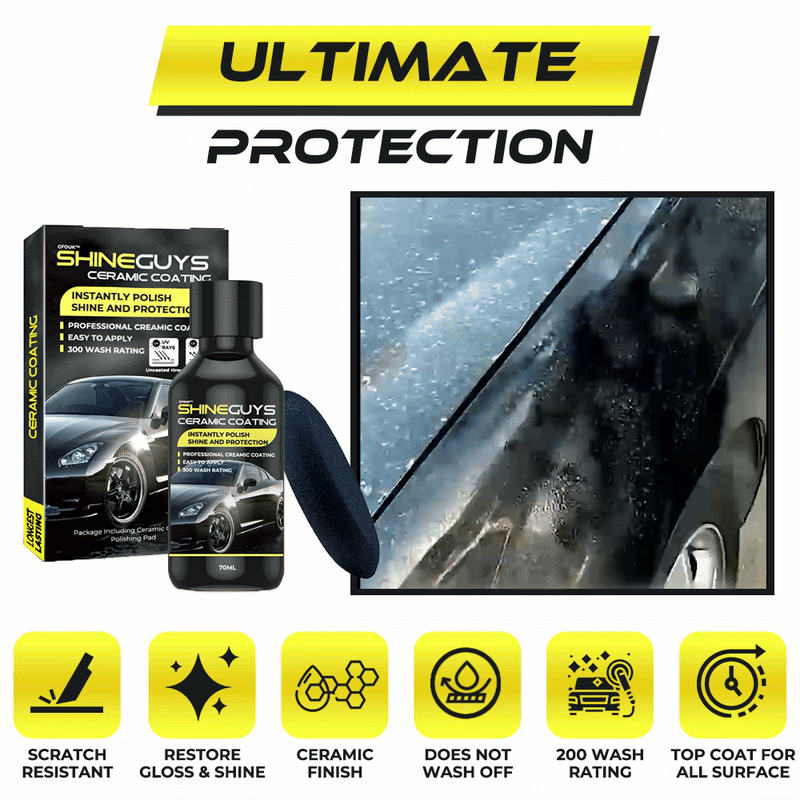 PLUSULTRA® SHINEGUYS 9H Graphene Ceramic Coating Agent Set