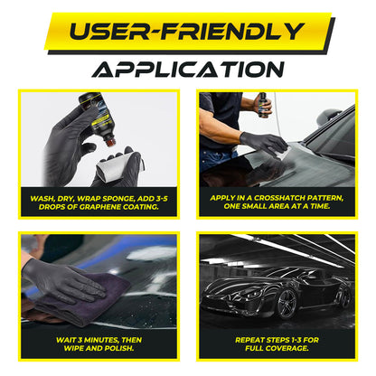 PLUSULTRA® SHINEGUYS 9H Graphene Ceramic Coating Agent Set