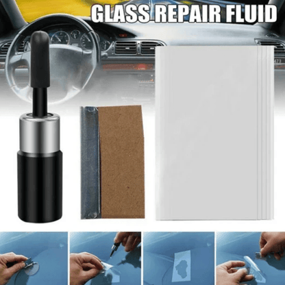 PLUSULTRA® Automotive Glass Nano Total Repair Fluid Kit