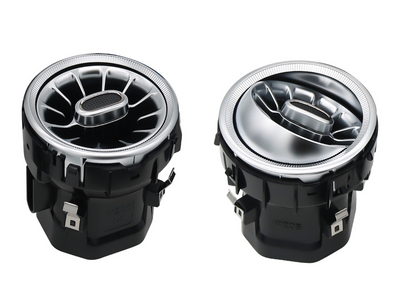 PLUSULTRA® Turbine Air Vent,Interior Ambient Light 64 Color for Mercedes Benz C Class W205 (7PCS)