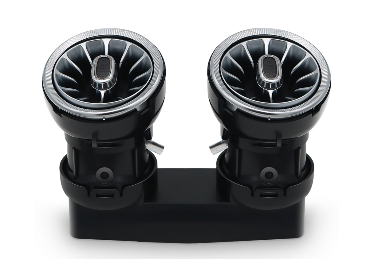 PLUSULTRA® Turbine Air Vent,Interior Ambient Light 64 Color for Mercedes Benz C Class W205 (7PCS)