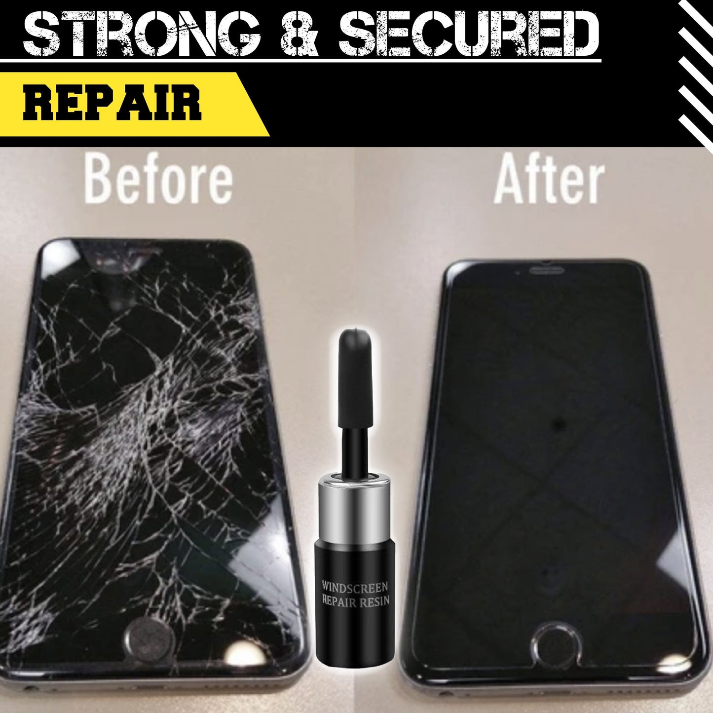 PLUSULTRA® Automotive Glass Nano Total Repair Fluid Kit